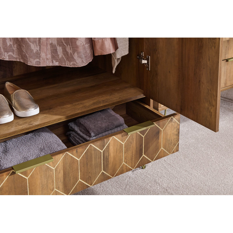 Algol 2 Door Manufactured Wood Wardrobe