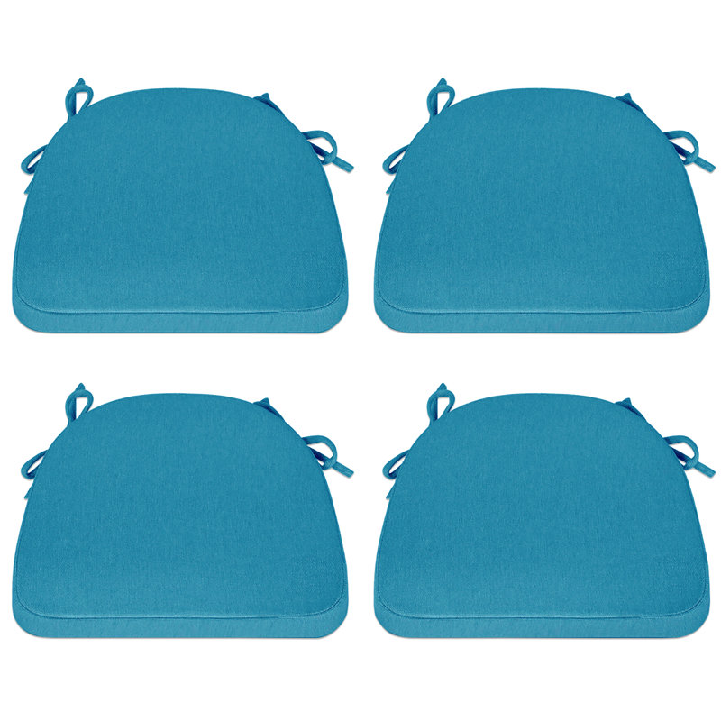 Coussin de chaise d'intérieur 1,5 po, Bleu sarcelle