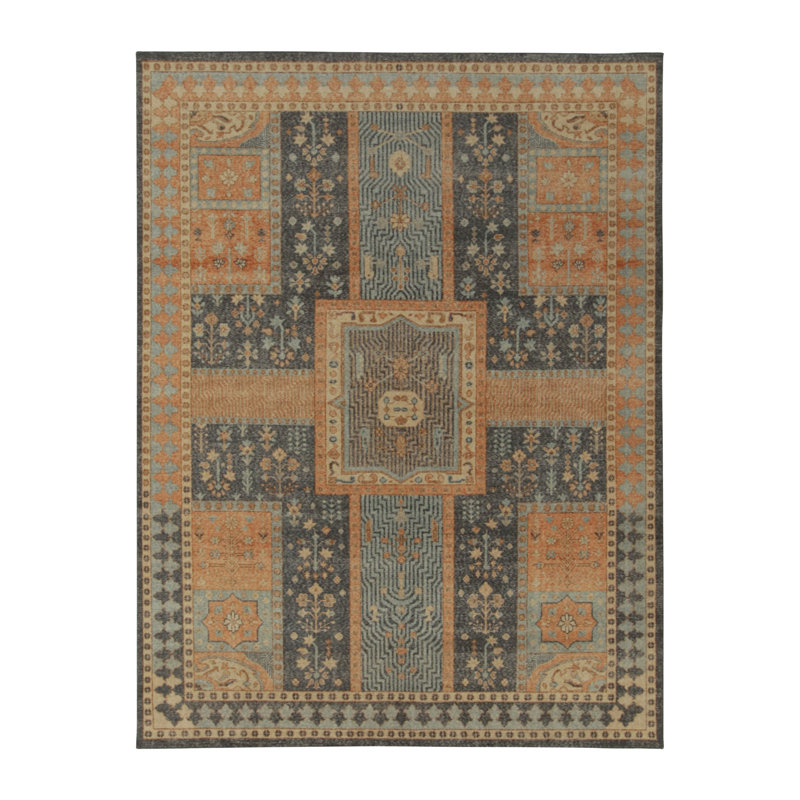 Wool Oriental Area Rug, Rectangle 9'2" x 12'1"