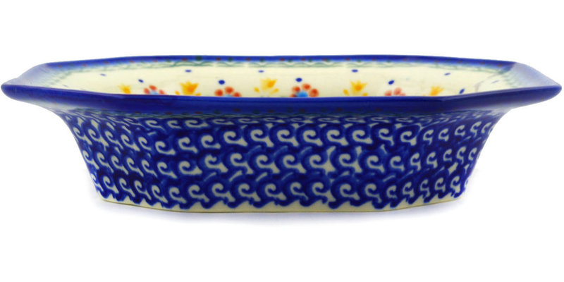 Spring Flowers Stoneware Salad Bowl