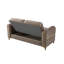 Causeuse convertible en tissu de velours Melody-133073042