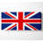 British Straight Flag - Wrapped Canvas Print-1457224965