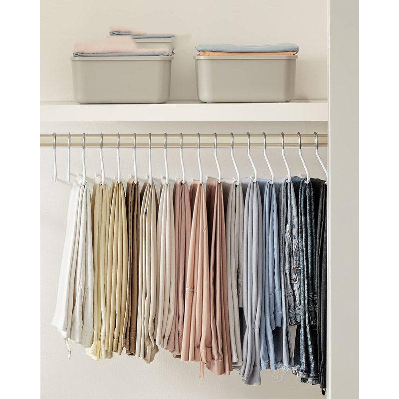 Metal Standard Hanger, White
