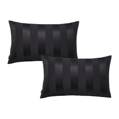 Soft Satin Stripe Standard Pillowcase