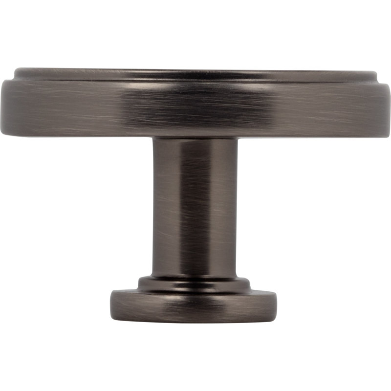Richard Round Knob, Brushed Pewter, 1 3/4"