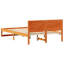Bed Frame with Headboard Solid Pine Wood-2085284119-2085284127