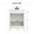 Allendale 24'' White Single Sink Bathroom Vanity With Modern Minimalist Design