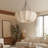 1 - Light Linen Bowl Shade Pendant -506998484