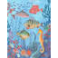 Tapis décoratif moderne à motif de poissons et d'hippocampes de la collection Barcelona-261162019