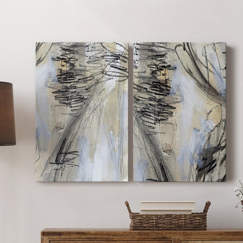 MaskedNotesV-Premium Gallery Wrapped Canvas -Ready to Hang, 18" H x 24" W
