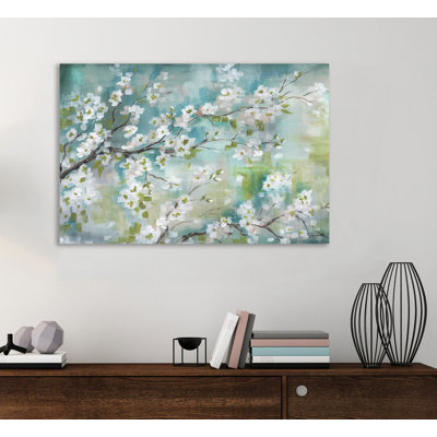 " Cherry Blossoms II " by Tre Sorelle Studios Painting Print