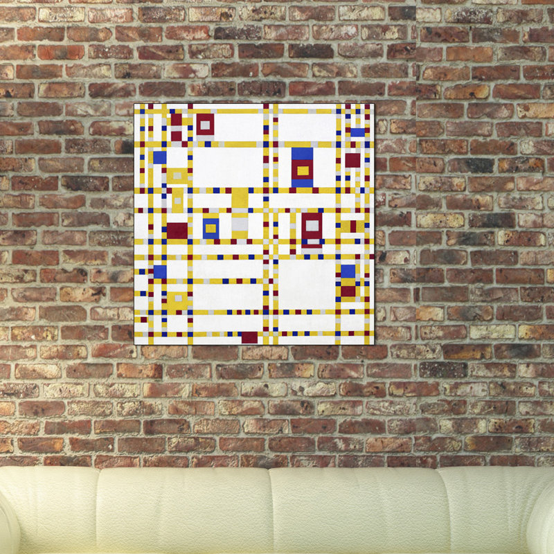 Piet Mondrian - Wrapped Canvas Print, 50cm H x 50cm W x 1.8cm D