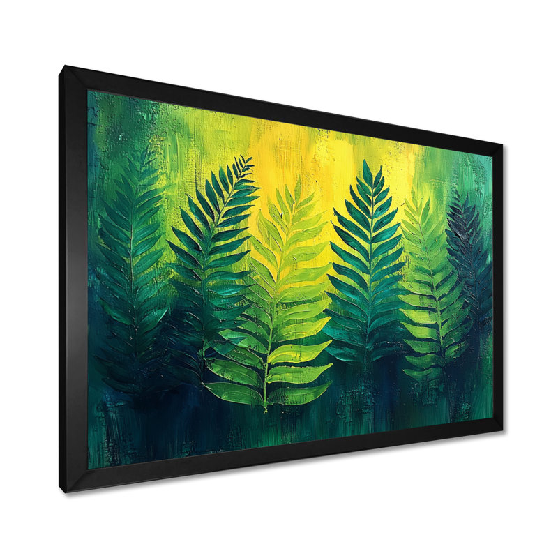 Dometrius - Floral Canvas Art Print, Reproduction encadrée d'une seule photo, H 30 po x l 40 po, Noir, noir, noir, noir