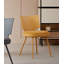 Chaise de salle à manger rembourrée en plastique moderne et simple-1375754583