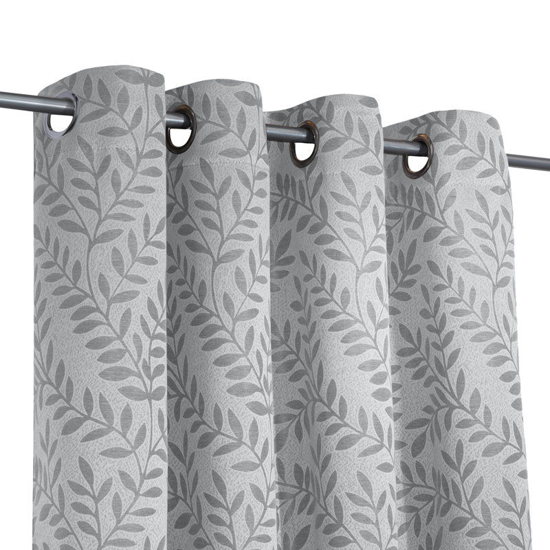 Rideau jacquard Cassidy, gris