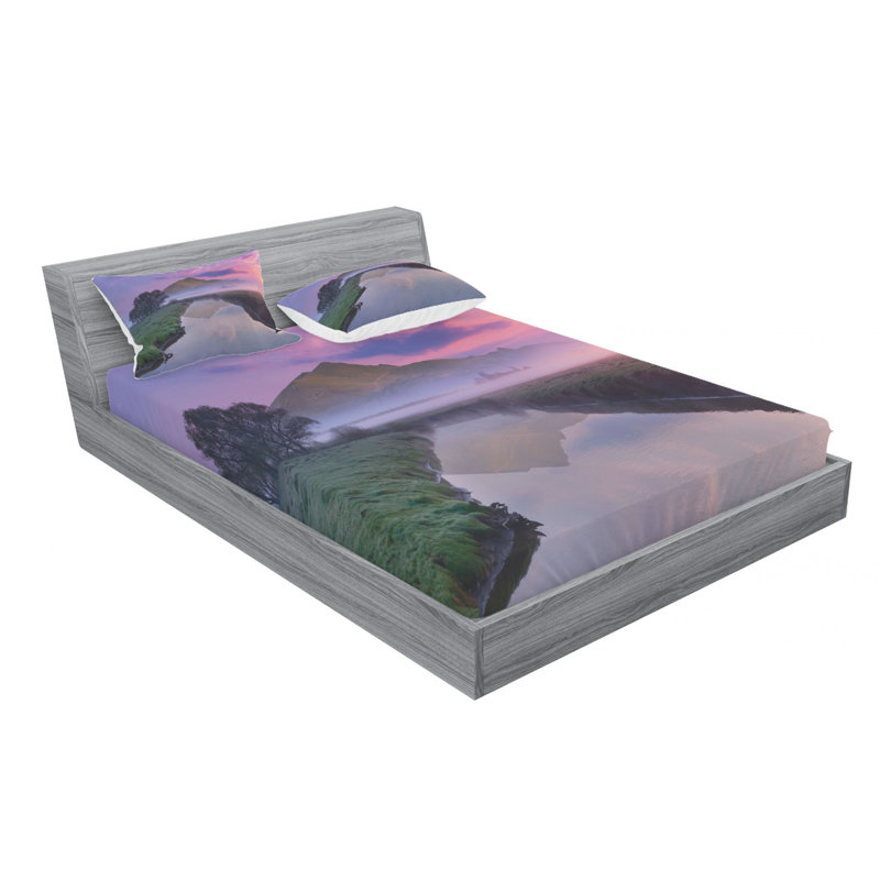 Microfiber Sheet Set, Full Sheet Set with Fitted Sheet