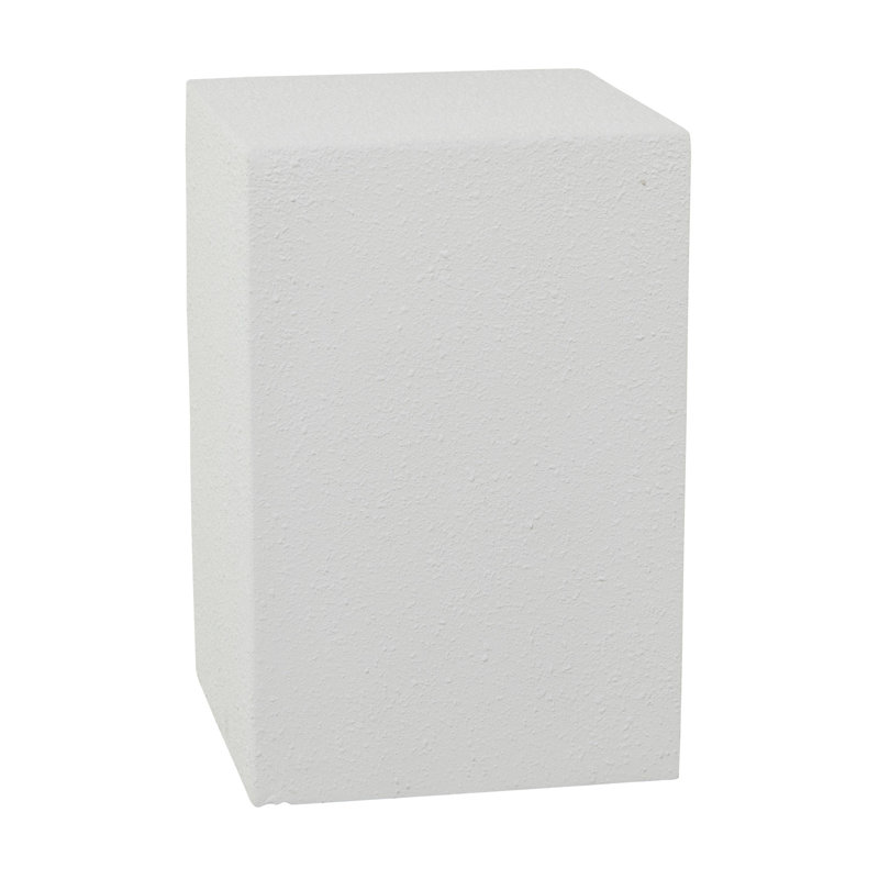 Tabouret contemporain en oxyde de magnésium, Blanc