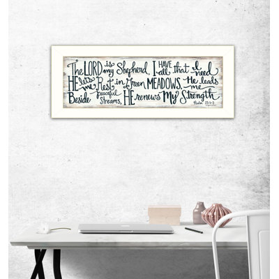 «The Lord is My Shepherd» par Annie Lapoint, reproduction d'art sur papier
