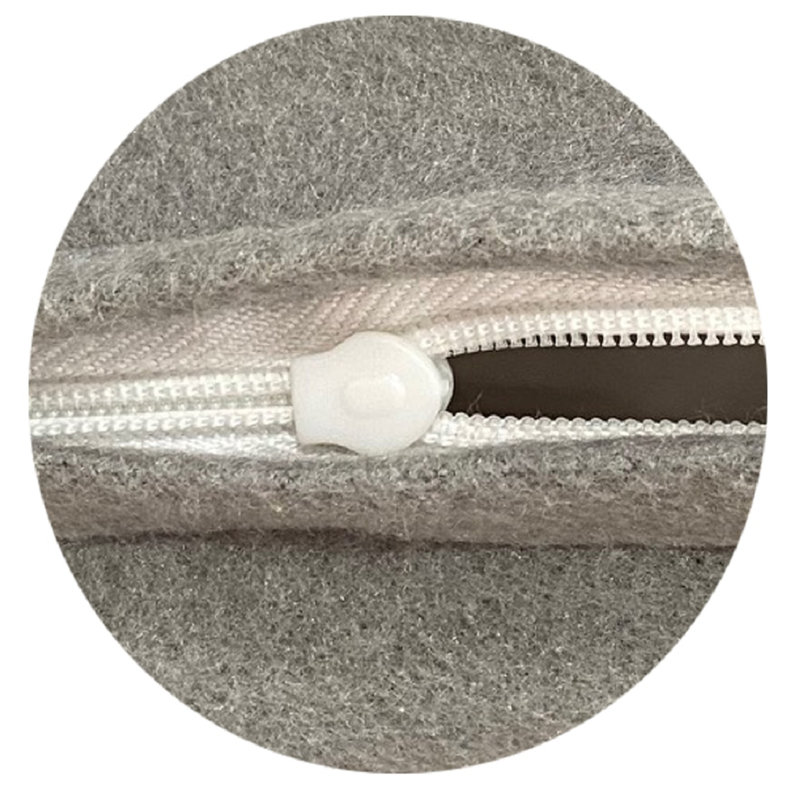 Bed Linen Winter Fleece Grey Black, 220cm W x 240cm D