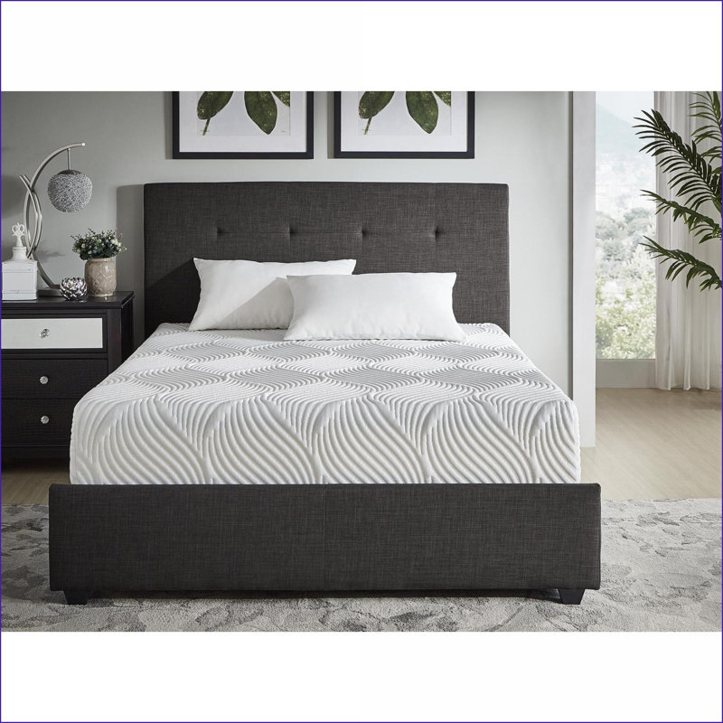 Mattresses, 10-inch California King Gel-Infused Memory Foam Firm Mattress, White | Foam | California King
