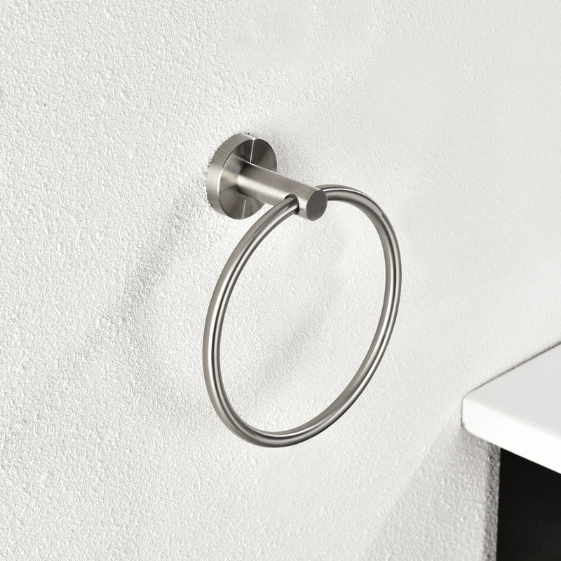 Ensemble de support à serviettes 5 pièces, Nickel brossé