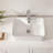 19"X15" White Ceramic Rectangular Vessel Bathroom Sink
