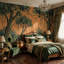 Papier peint nuances vertes rétro Shades Of Green-1737622692-1737622687