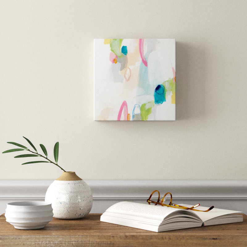 Peinture sur toile, H 10 po x l 10 po, Toile tendue, Sans cadre
