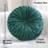 Velvet Round Throw Pillow for Couch Decor 15-Inch (Set of 2)-99170713