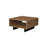 Modern Coffee Table, Oak & Anthracite, 23.6 x 23.6 x 12.6 inches | 100% Melamine Coated Particle Board, Thickness: 0.7 inches | Scandinavian Design, Self Assembly, Stylish & Functional for Living Room, Family Room-1586392559-1488503563