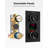 Digital Display Pressure‑Balanced Shower System, 12" Ceiling Mount Rainfall Shower Faucet with Handheld Spray-83197655