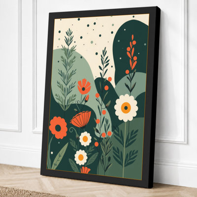 Stylized Garden Botanical - Wrapped Canvas