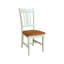 Chaise d'appoint en bois massif Evalyn-102401781