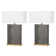 Angelinea 71cm Table Lamp Set