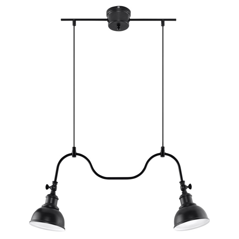 Hudgens 2 - Light Black Kitchen Island Pendant