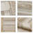22x58" Woven Texture Stripe Bath Rug