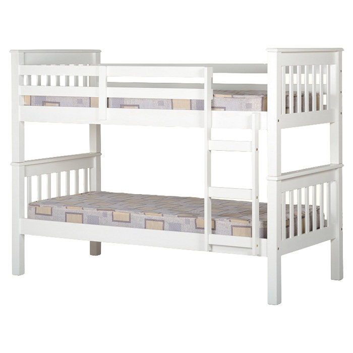 Mattheus Single (3') Standard Bunk Bed, White