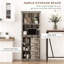 Armoire de rangement autoportante avec porte de grange coulissante
