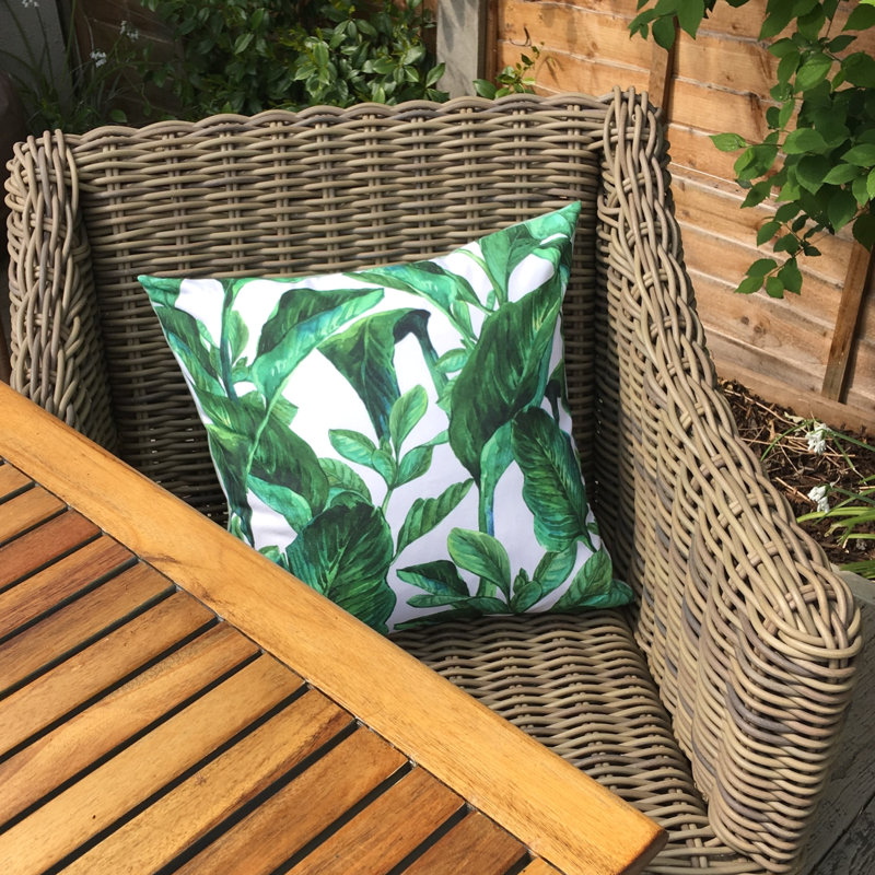 Bramber Indoor / Outdoor Floral Square Cushion Cover