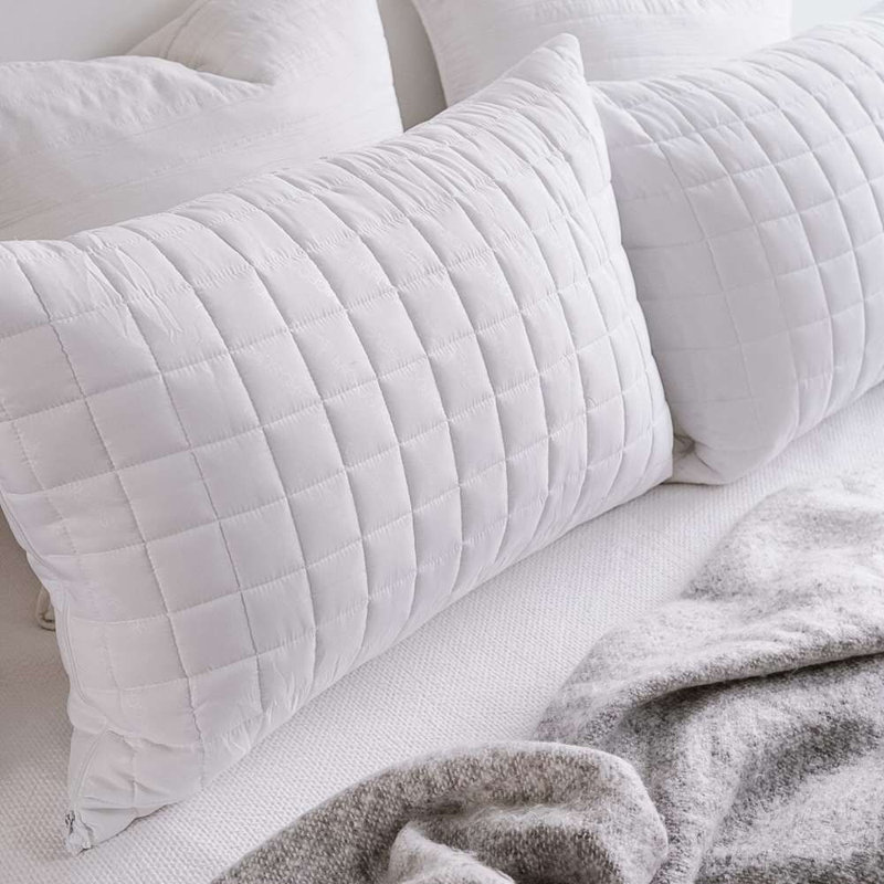 Burgenstock Collection Square embossed 300TC cotton blended Pillow, King