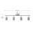 Sarva 30'' 4 -Light Fixed Track Track Kit with Dimmable and Adjustable Head-73823245-73823244