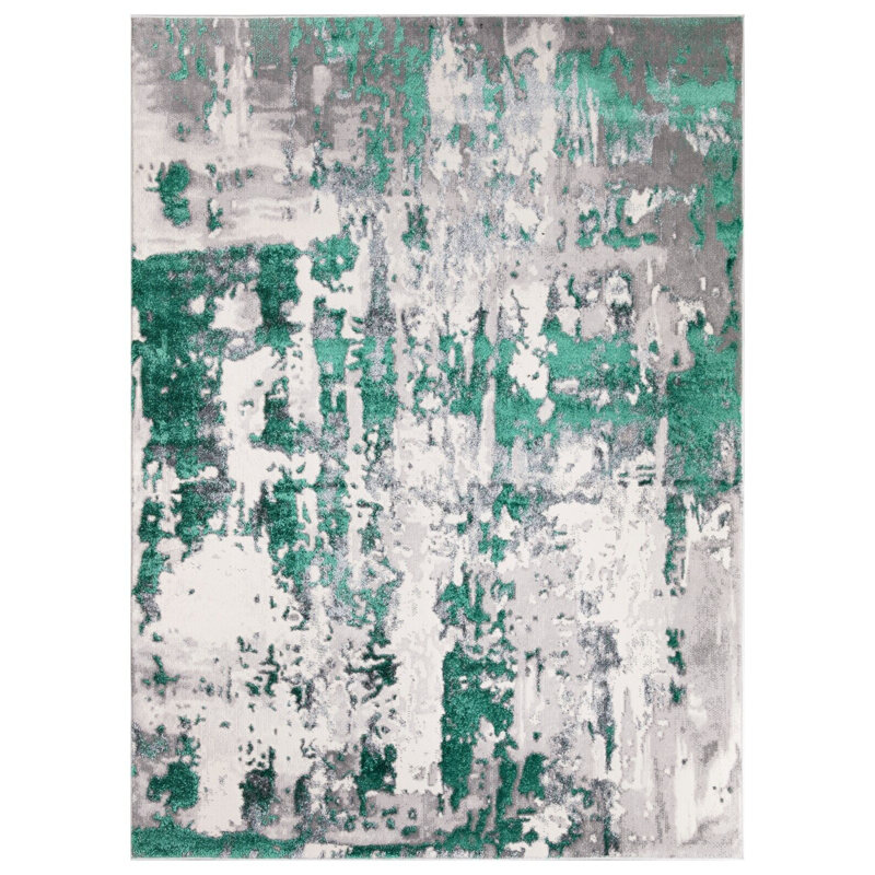 Towlson Abstract Area Rug, Rectangle 60 x 110cm