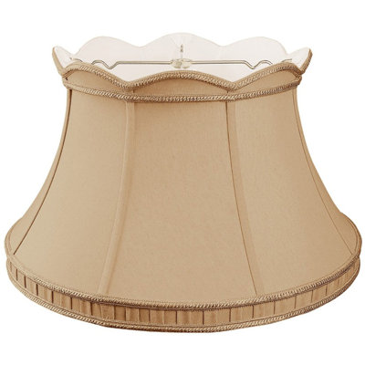 Abat-jour cloche en soie / shantung (araignée)