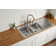 Lustertone 48" L x 22" W Double Basin Drop-In Kitchen Sink