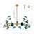 Burness 15-Light Dimmable Sputnik Linear Chandelier-1015606361