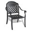 (Coussins de couleurs aléatoires) Ensemble de meubles de patio en aluminium coulé avec coussins-116654859