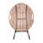 Elegant Arc Back Hanging Egg Chair