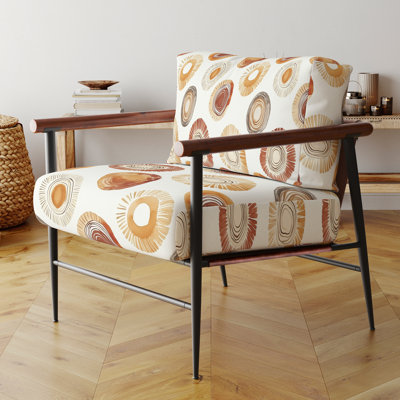 Chaise d'appoint géométrique - Fauteuil Boho