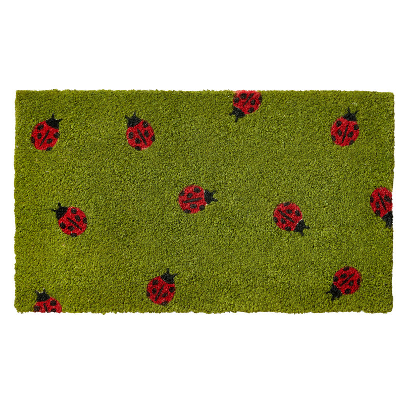 Ladybug Coir Door Mat