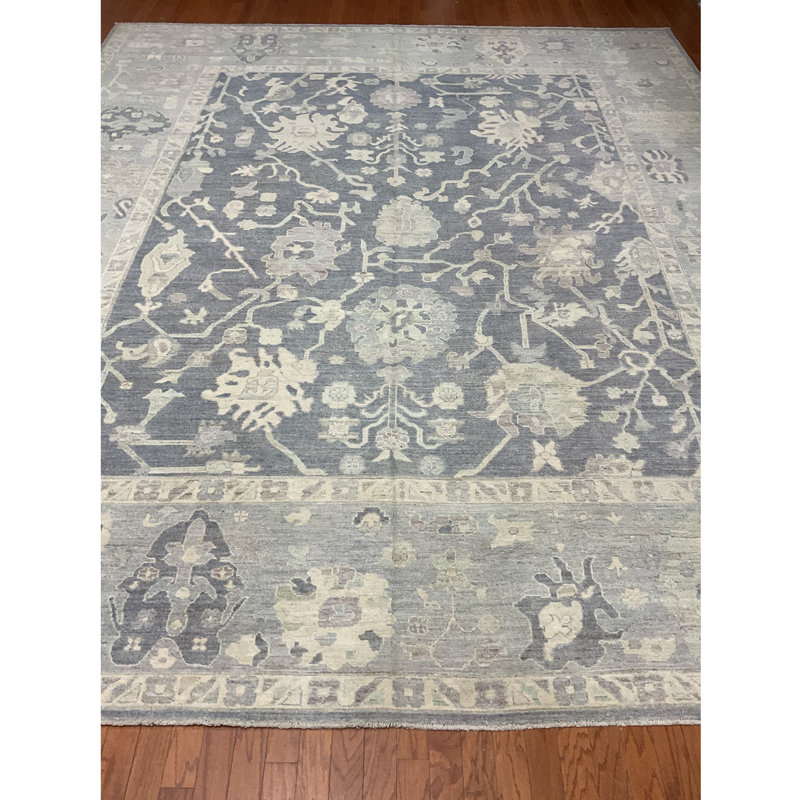 Tapis en laine Oushak fait à la main Herat